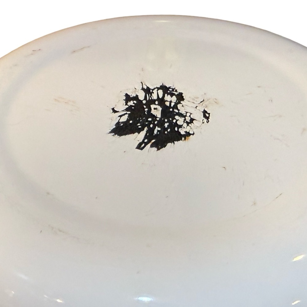 Lenox Poppies on Blue Enamel casserole dish - Picture 4 of 5